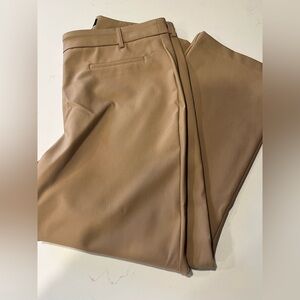 Rachel Zoe Camel Dress Cropped Pants Size 14 $6 Elastic Waist